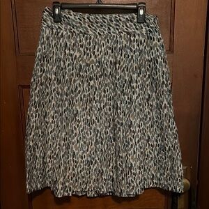 Stylish Gray Patterned Women's Skirt
